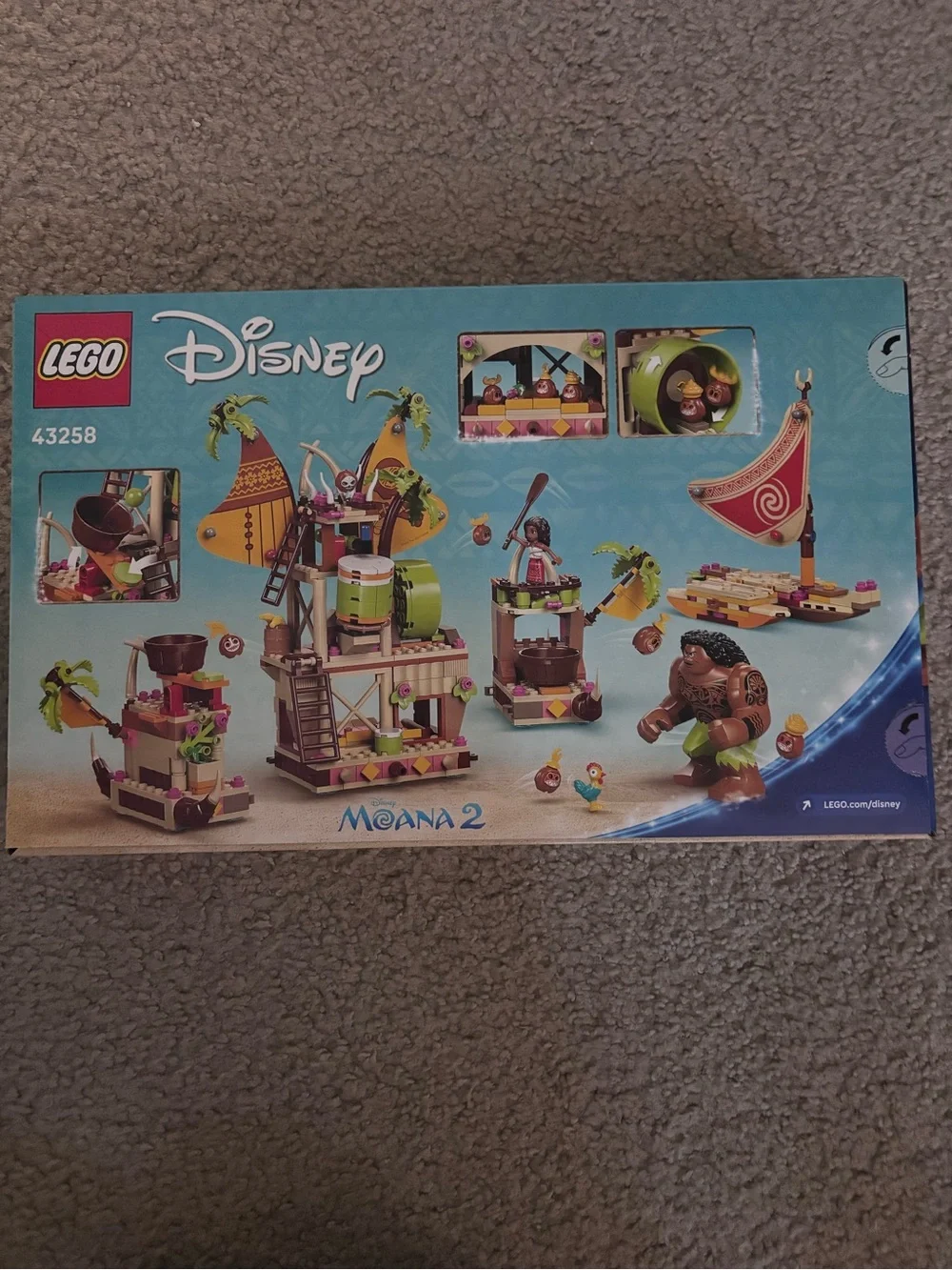 LEGO Disney Moana 2 Kakamora Barge - New. Unopened.